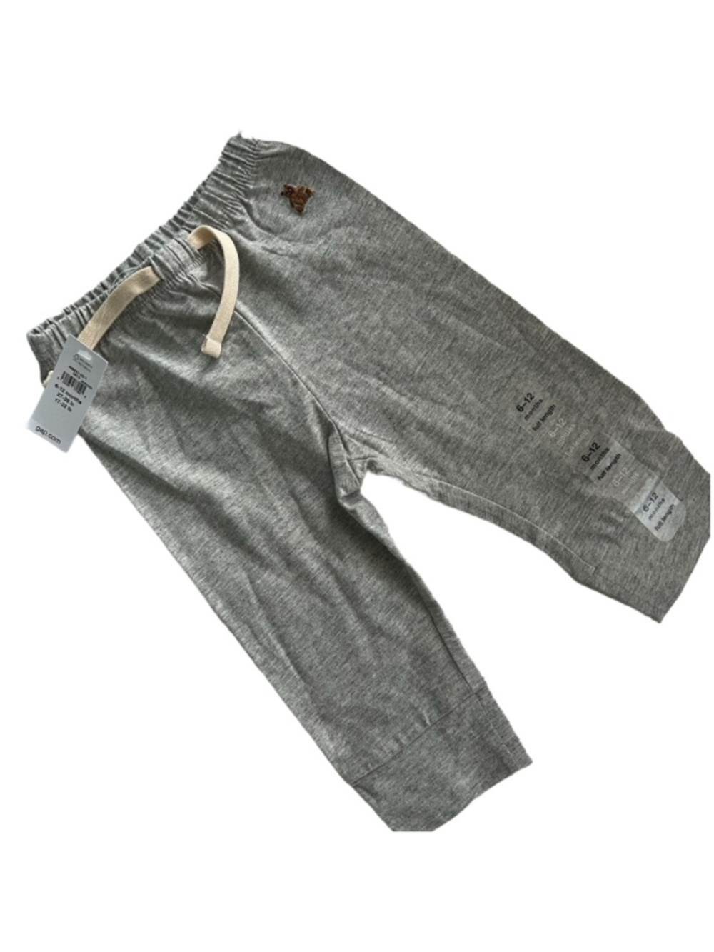 NWT Baby Gap Organic Cotton Joggers Size 6-12 months